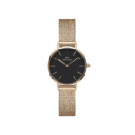 Daniel Wellington Petite 24 Rose Gold Black