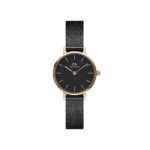 Daniel Wellington Petite 24 Rose Gold All Black