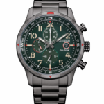 Citizen Aviator Crono Green Blk